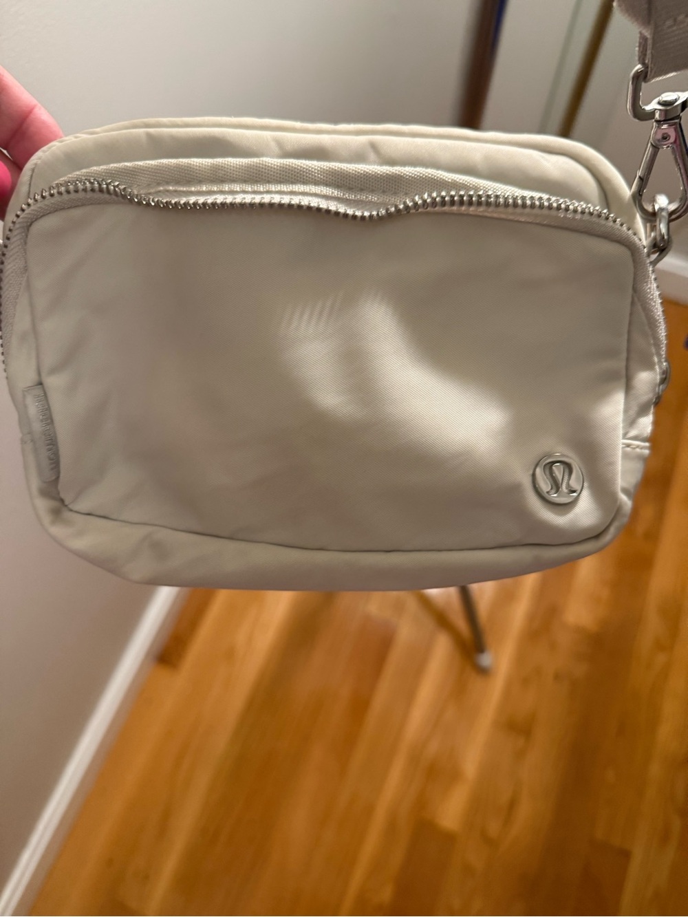 lululemon athletica  Cream/Tan Crossbody Belt Bag